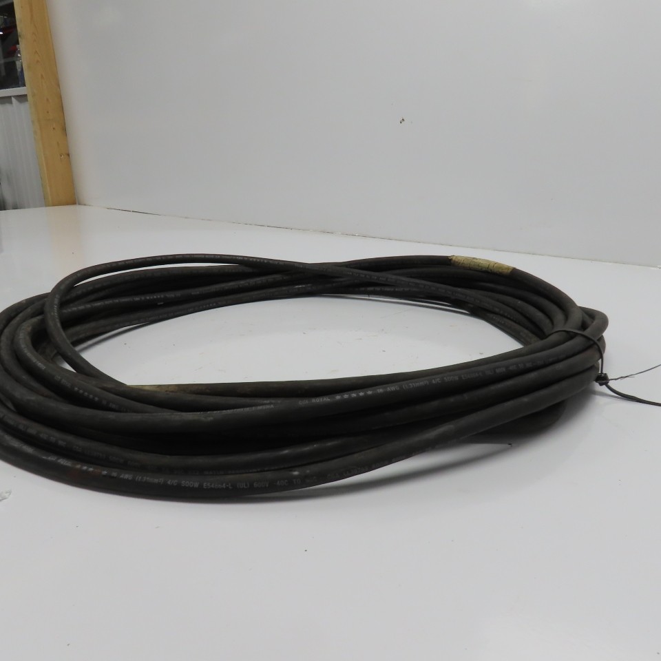 CCI Royal 16AWG 4 Cond SOOW 600V Water Resistant Portable Cord 46′