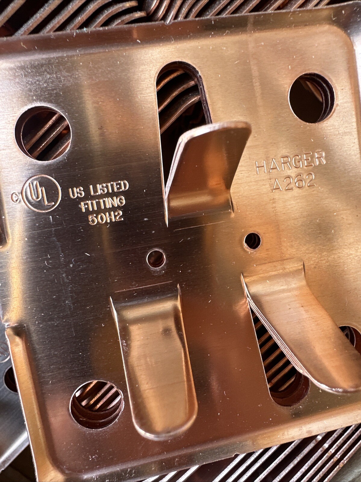 🔴(QTY 4) Harger HRG A262 CU Copper Adhesive Cable Holder‼️