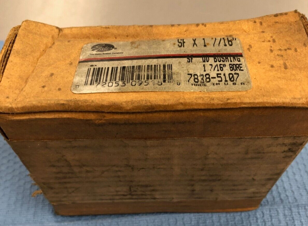 NEW GATES SF x 1 7/16″ 1.7/16 QD BUSHING 7838-5107, NOS