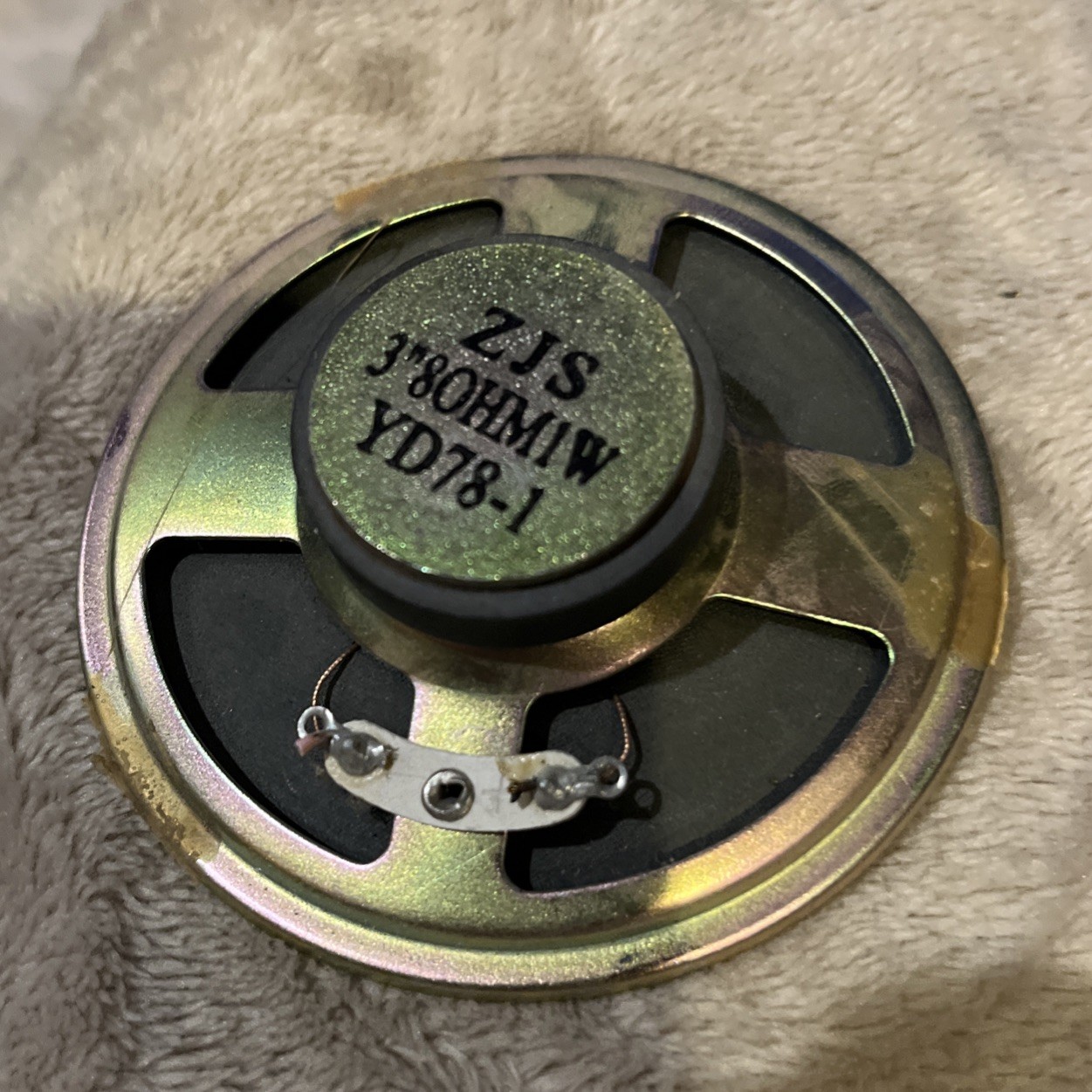 3″ Black Mini – SPEAKER 8Ohm, 1W, ROUND