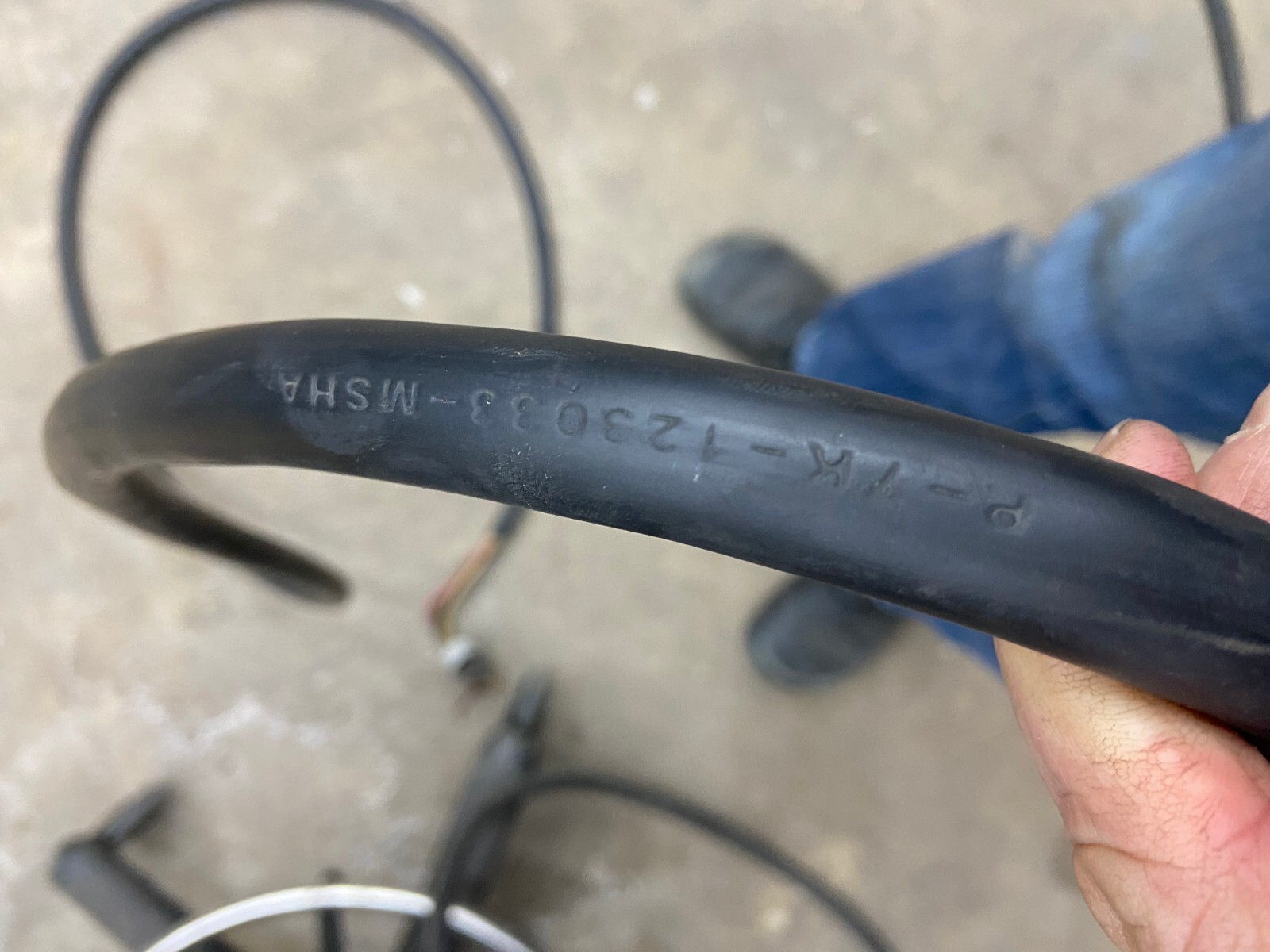 84000 4/C Wire Cord SOOW , Rubber Coated, 10 Gauge, 4 Conductor