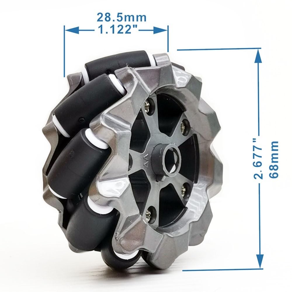 DIY Mecanum Wheel Robot Car Kit 4WD Metal Chassis With Encoder For Arduino