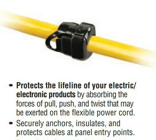 HEYCO 7/8″ HOLE 12-14 AWG ROUND CABLE 1247 SR 7W-2 STRAIN RELIEF CHOOSE QUANTITY