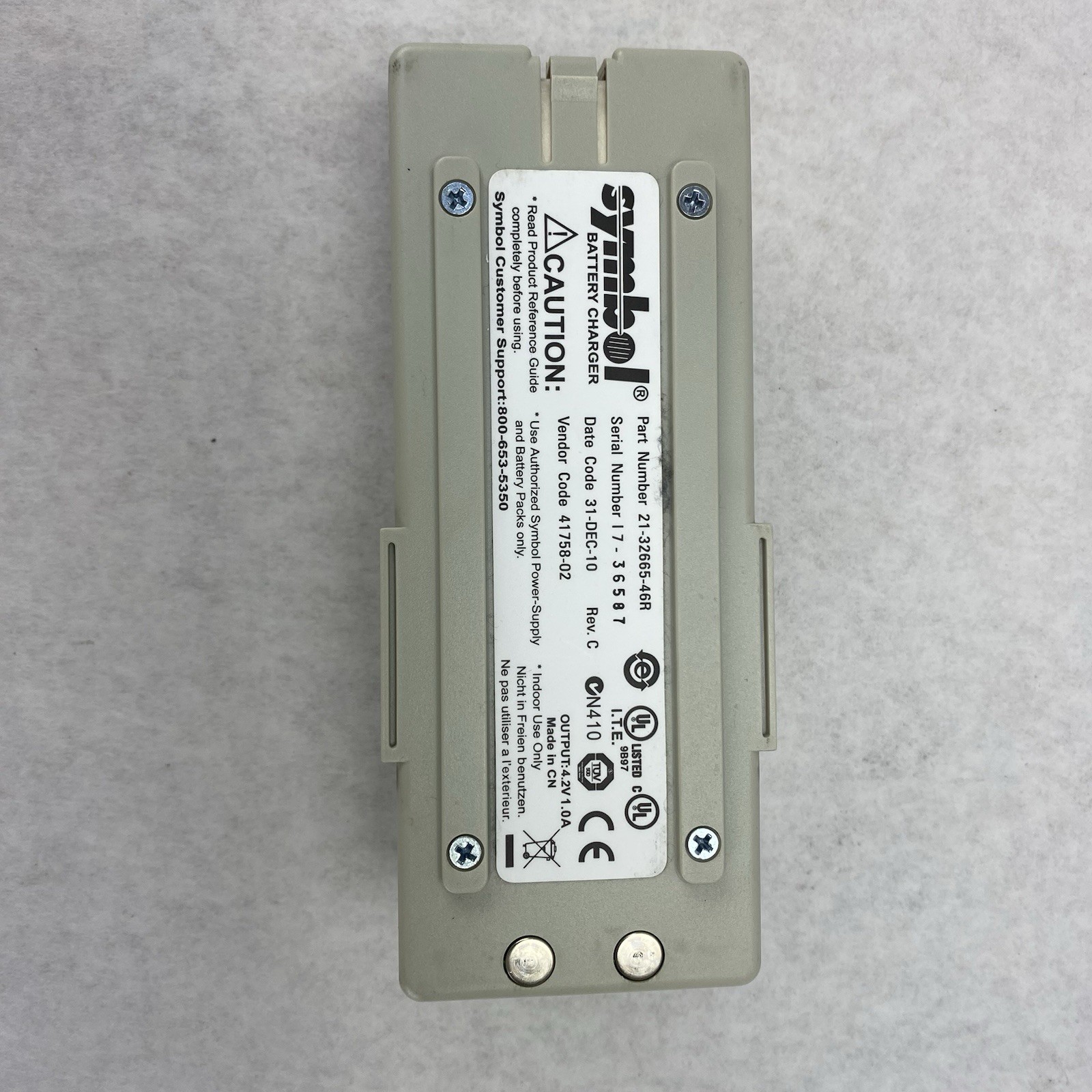 Symbol 21-32665-46R Universal Battery Charger Adapter (Lot of 4)