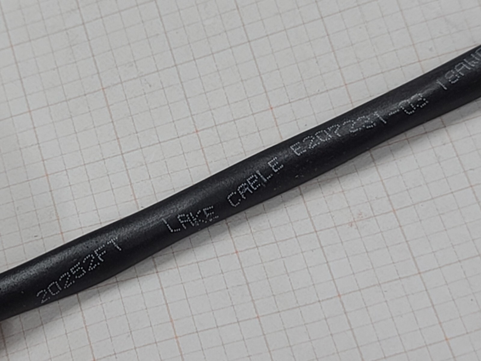 Lake VG182-QR 18/2C+G Quad Rated Tray Cable TC-ER PLTC NPLF FPL 90C/600V /50ft