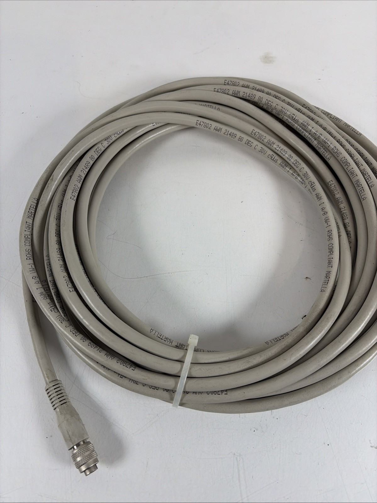 eTHERNET Patch Cable E47802 AWM 21489 80 Degree C 30V New