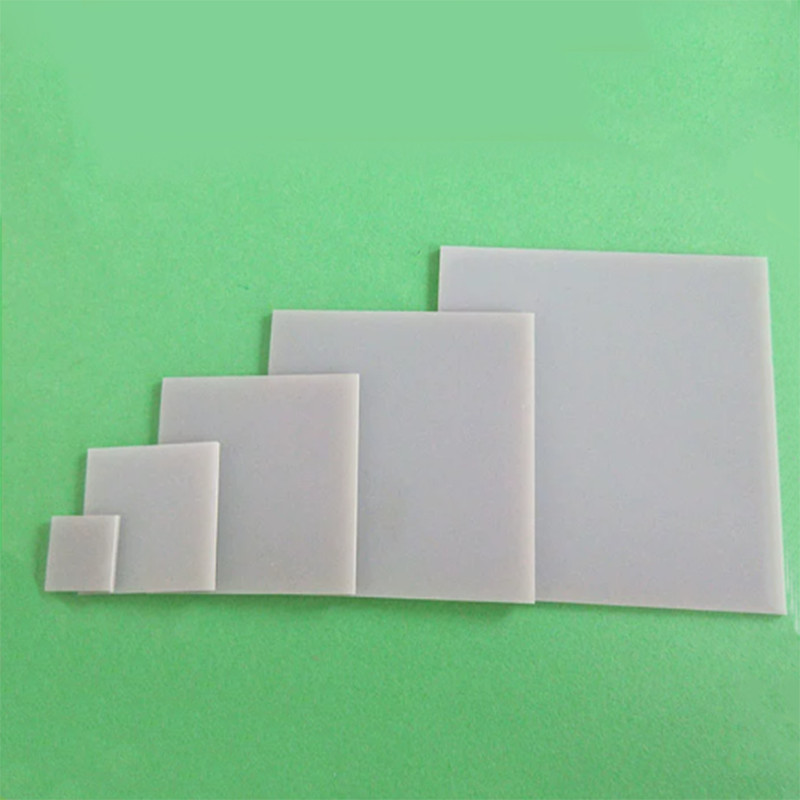 0.1mm-2mm Thick Aluminum Nitride Ceramic Sheet Heat Sink Pads ALN Ceramic Gasket