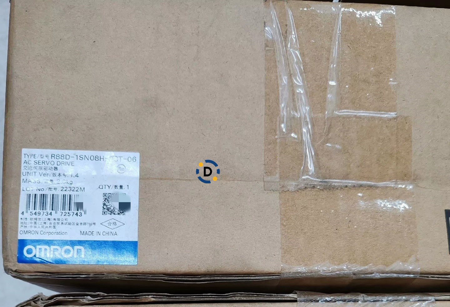 New OMRON R88D-1SN08H-ECT-06 servo drive