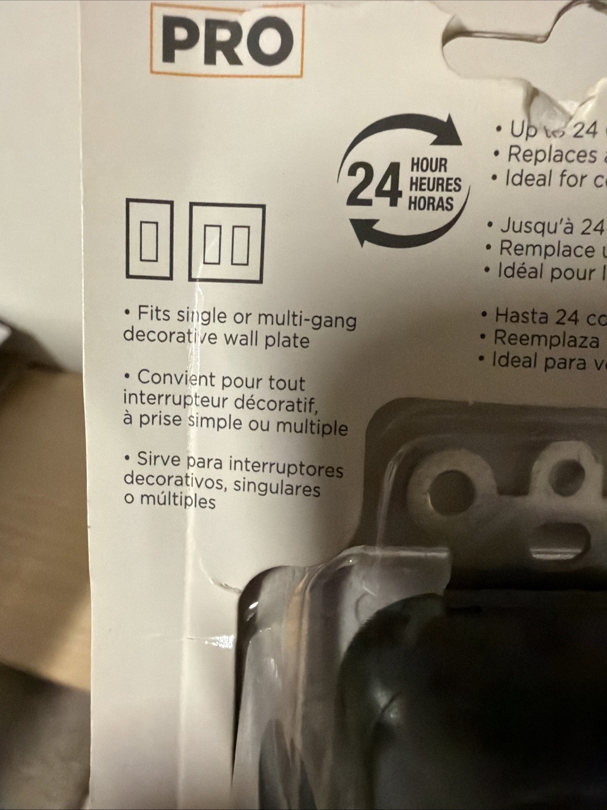 New Woods Pro 59745 24-Hour Mechanical In Wall Timer Indoor