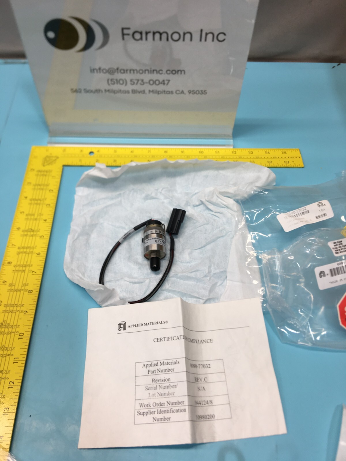 AMAT Applied Materials 0090-77032 Assy Vacuum, 184877