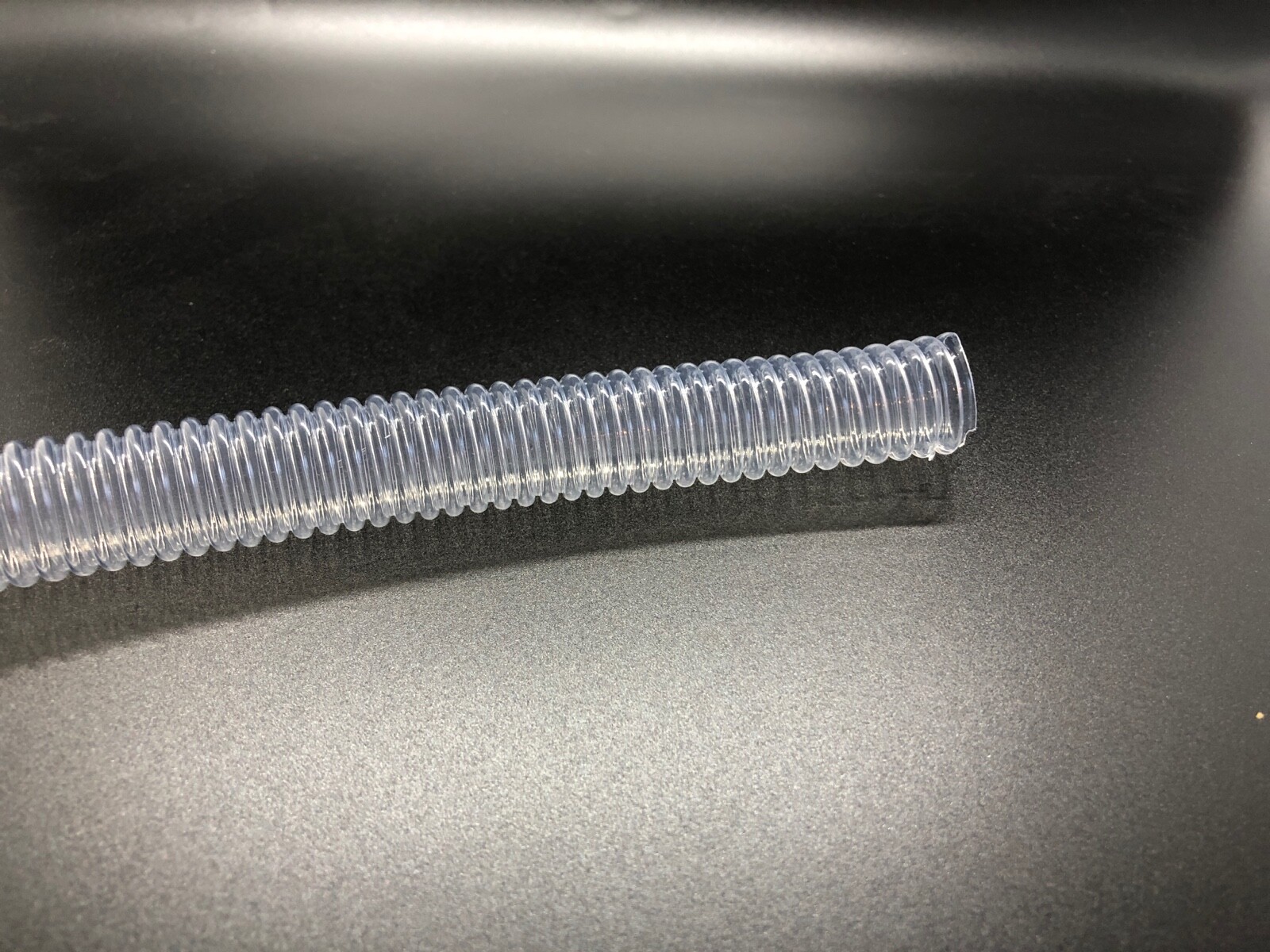 Aviation Highly Flexible Clear Teflon Convoluted Tubing .625″, P/N M81914/3-1007