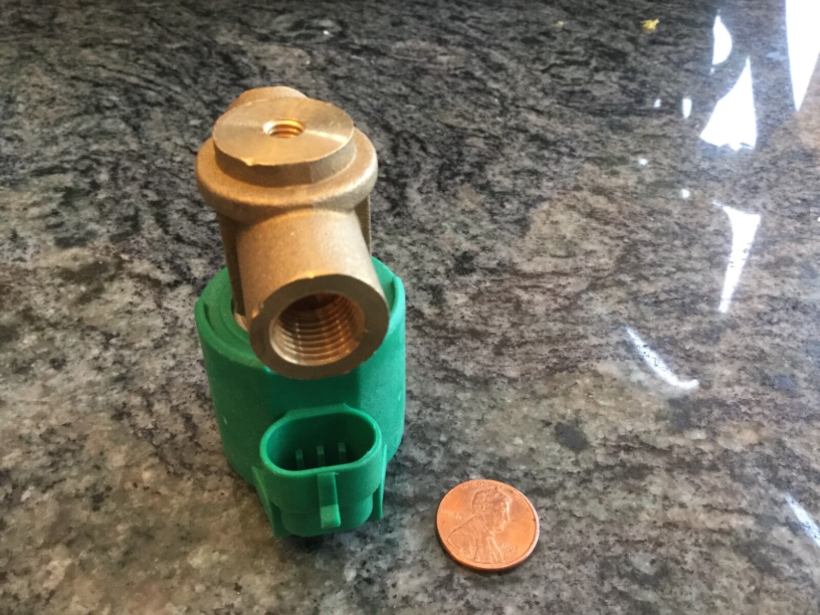 1 MTM italy 24 volt solenoid valve 1/4 NPT x 1/4 NPT brass ET98 new water