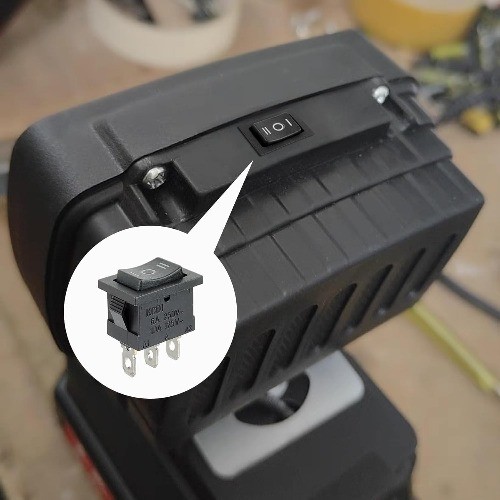 2Pcs KCD1 Rocker Switch ON Off ON 3 Position Pin AC 6A 250V 10A 125V Toggle