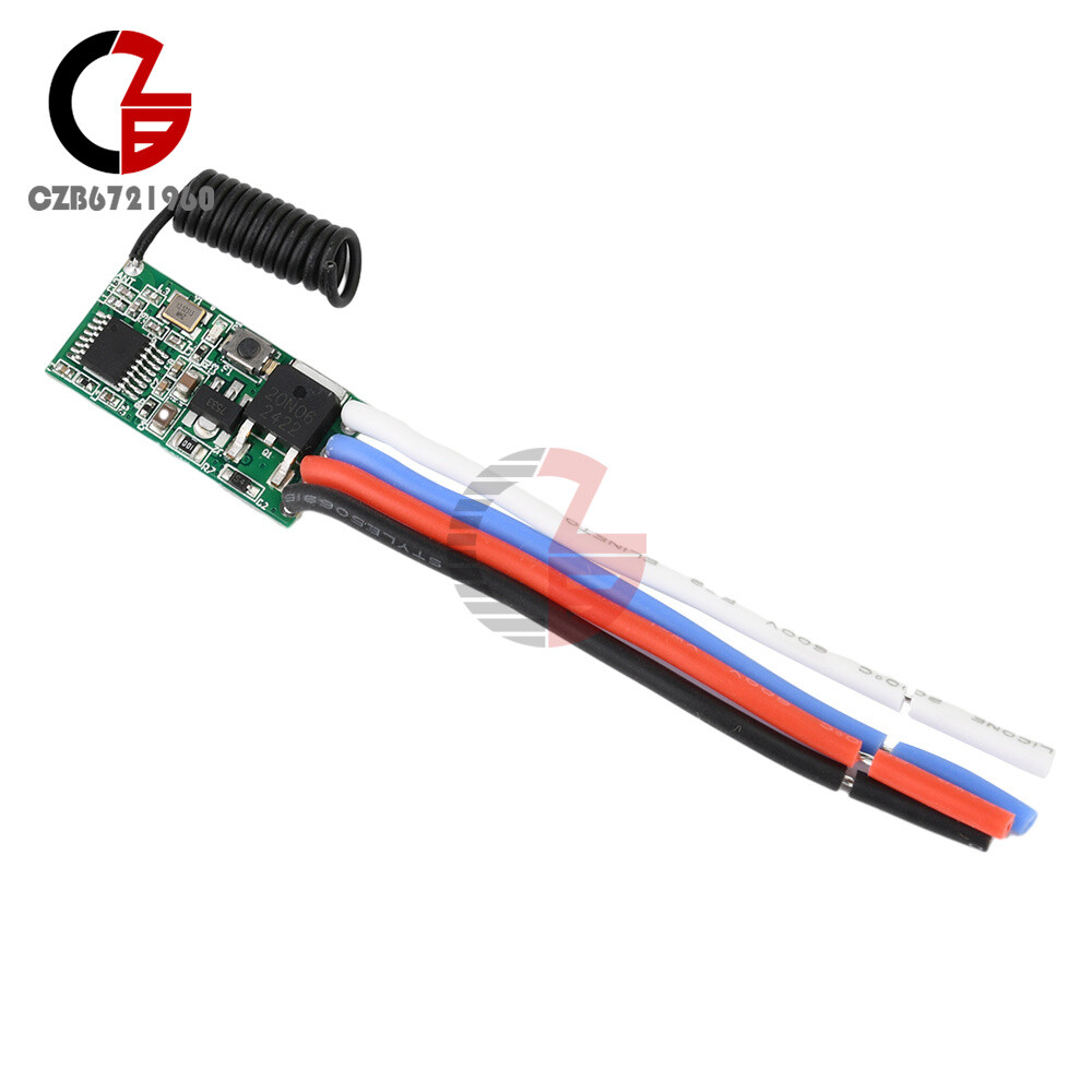 433MHz Long Range Wireless Remote Control Transmitter/Receiver Module DC 3V-24V