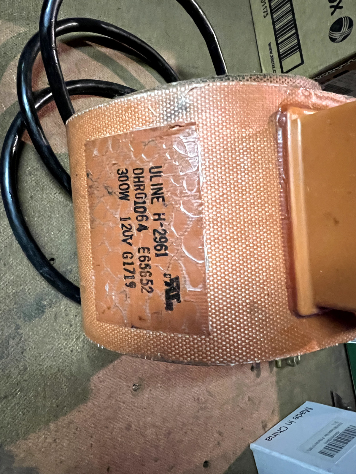 ULINE H-2961 Drum Heater – Economy, Plastic, 50 – 160°F Fiberglass reinforced