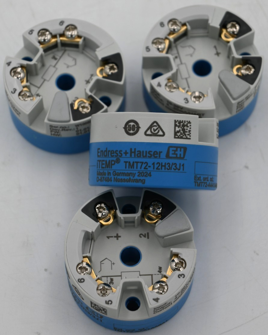 ENDRESS + HAUSER iTEMP TMT72-12H3/3J1 T | TMT72-AAA1AABA1 HART TRANSMITTER