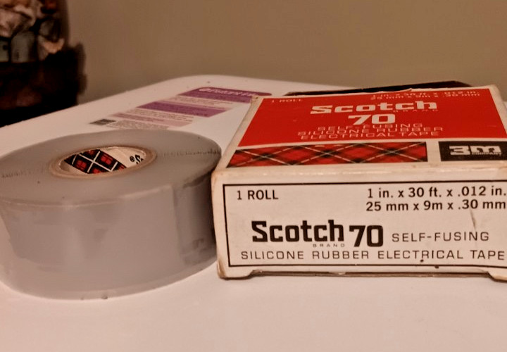 One Roll 3M Scotch 70 Self-Fusing Silicone Rubber Electrical Tape NEW/OLD STOCK