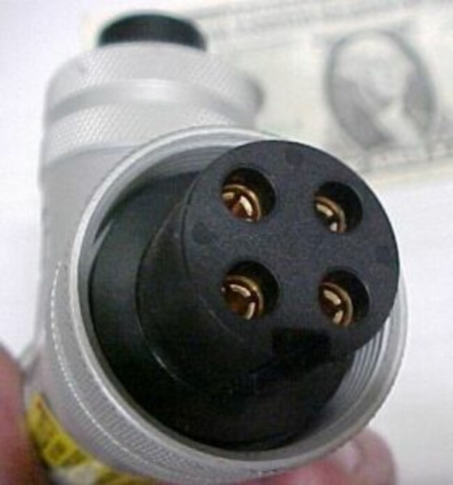Molex Woodhead 4 Pole Pin Trunk Tee Drop Connector TC40C40-001 Automation Wiring
