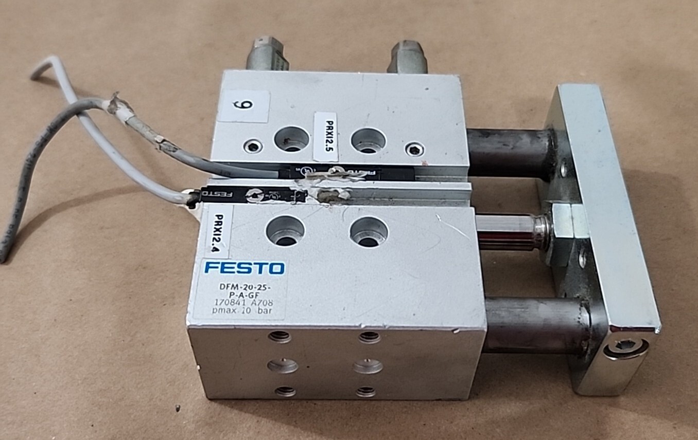 *PREOWNED* Festo DFM-20-25-P-A-GF Pneumatic Linear Slide 20mm Bore + Warranty!