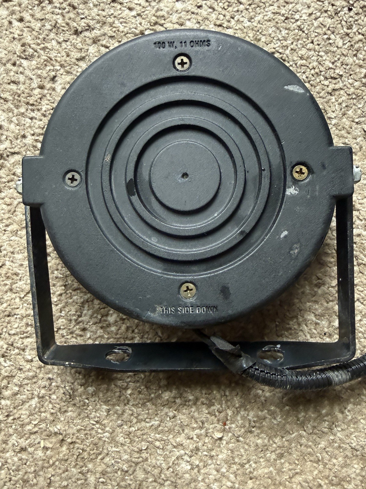 Atlas Universal SIREN Speaker LBH-100 11 OHM Not Whelen Federal Police Utility