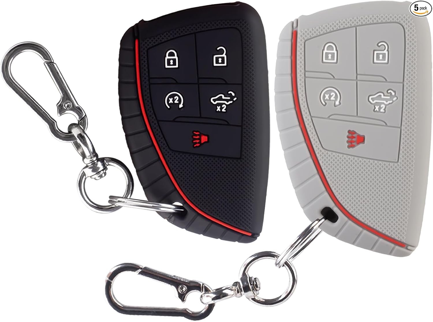 Silicone Key Fob Cover for 2022-2025 Silverado 1500, Sierra 1500, Acadia, Terrai