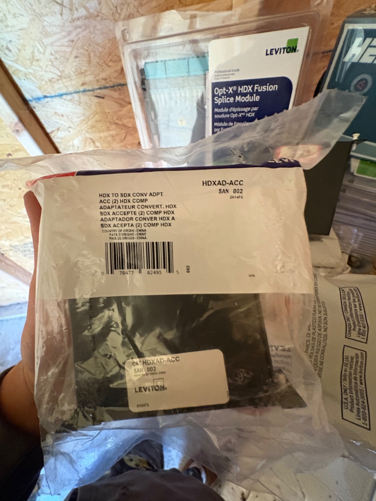 leviton fusion splicing and I also have a helmer alarm system box brand new