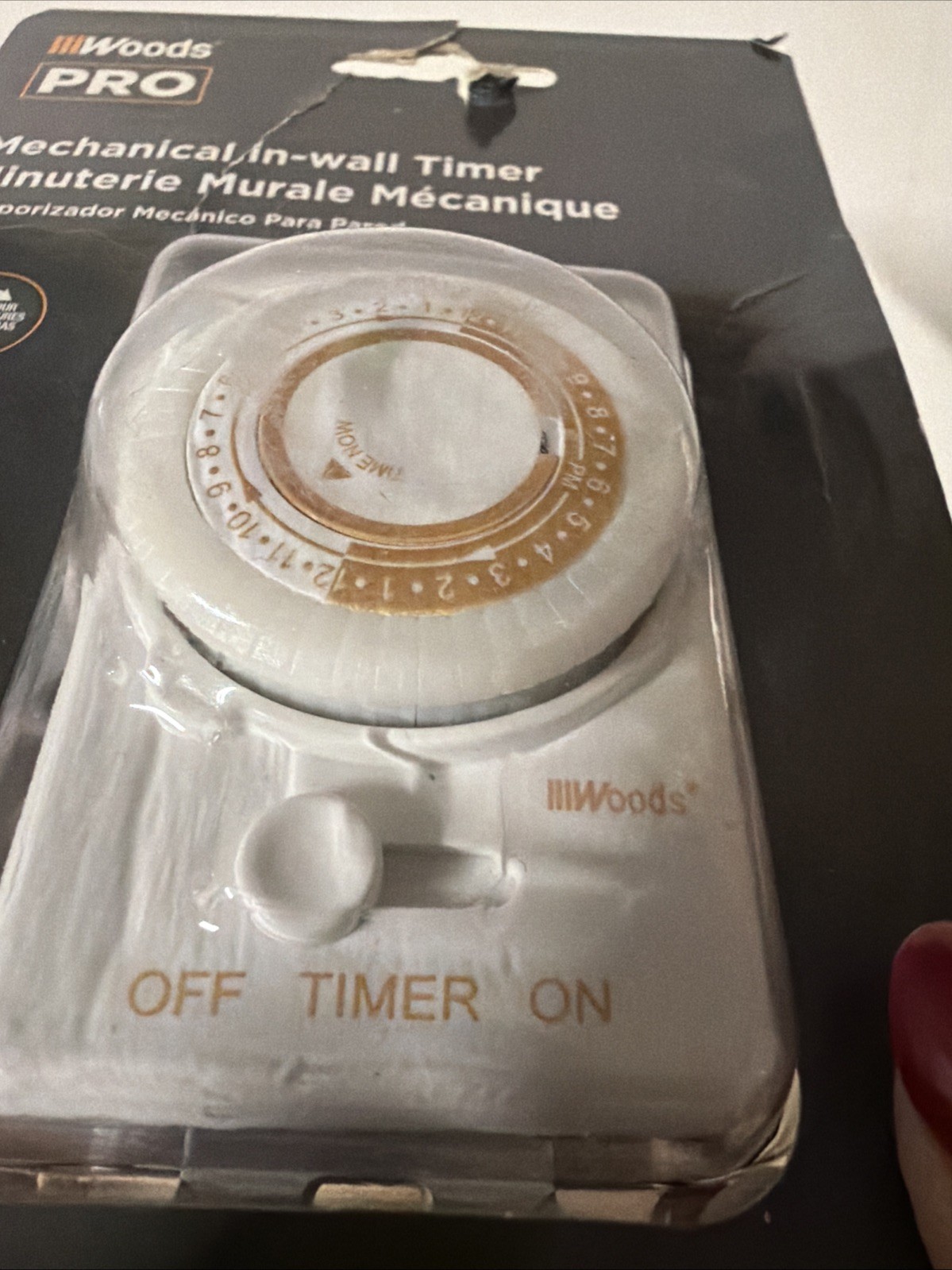 New Woods Pro 59745 24-Hour Mechanical In Wall Timer Indoor