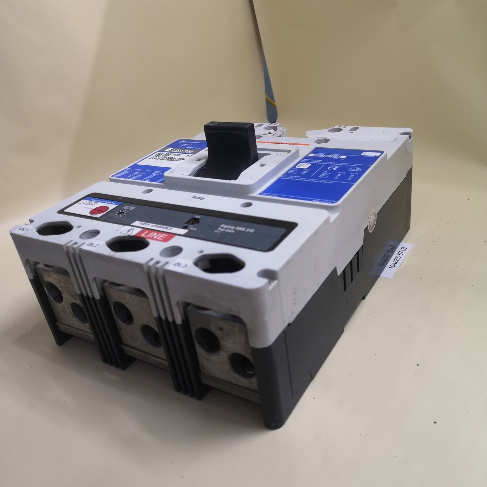 Cutler-Hammer circuit breaker LDB3600FT33W #571B