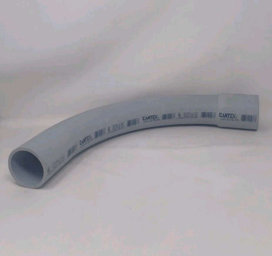 1 CANTEX 2″ 90 Degree PVC Combination Elbow Conduit Fitting