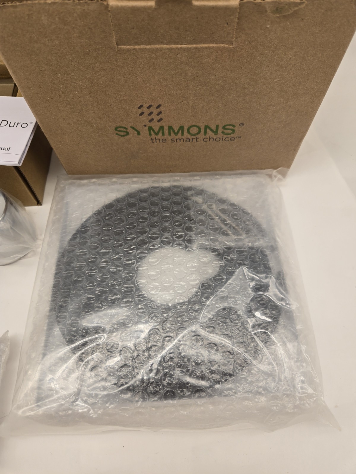 Symmons 3601-SH4-1.5-TRM Duro Wall Mount Shower System, Polished Chrome