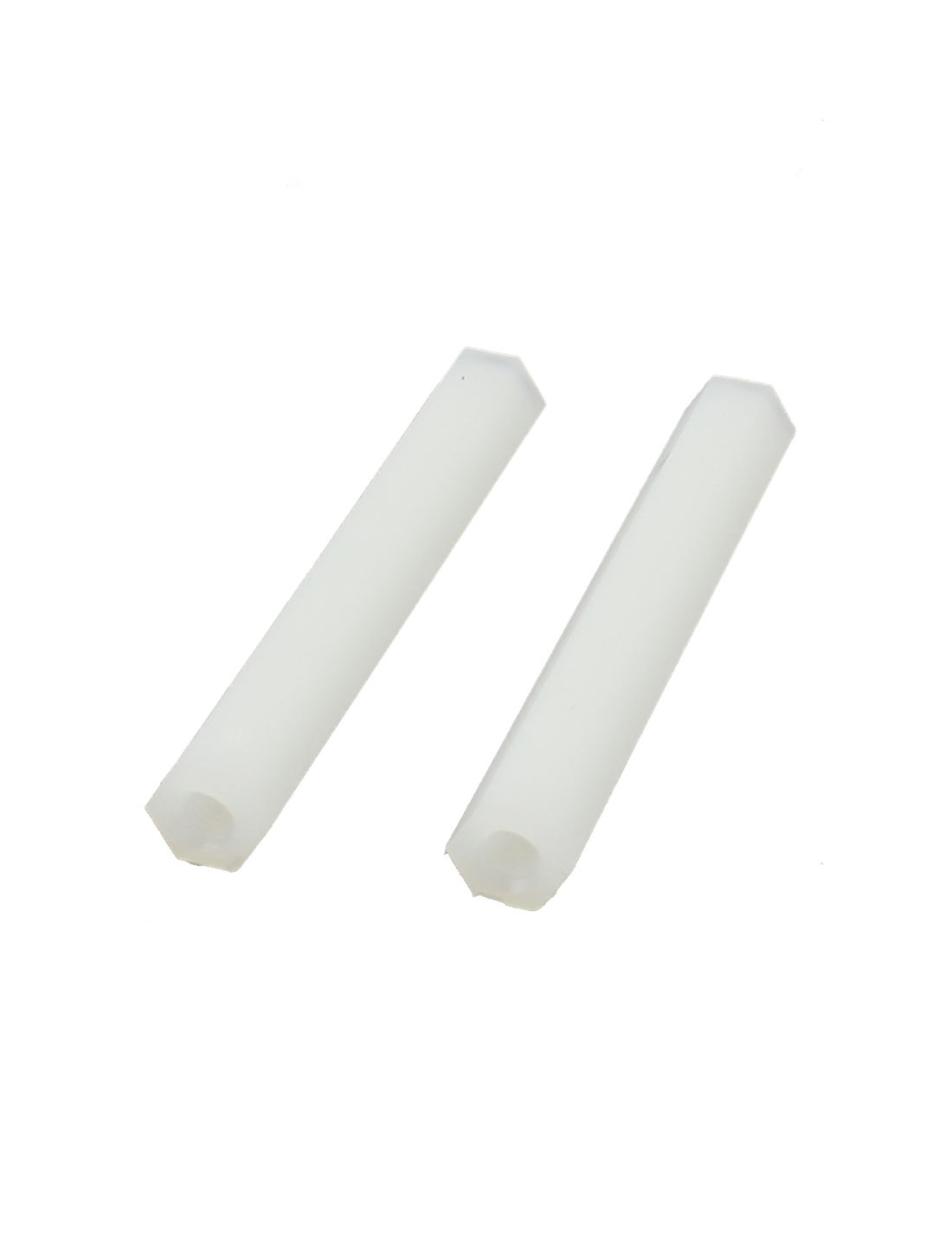 40mm M3 Female Thread White Nylon PCB Spacer Hex Stand-Off 30pc