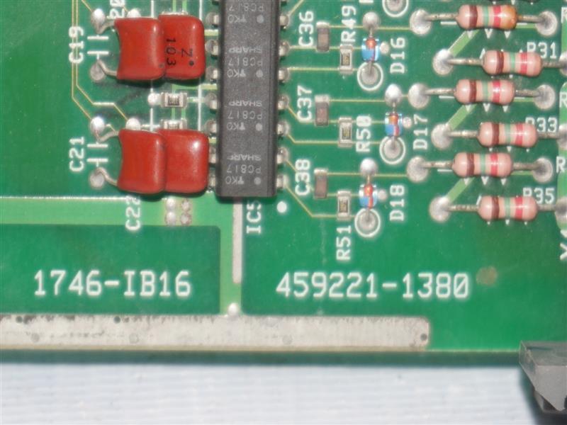 Allen Bradley SLC5000 1746-IB16 1746IB16 Input Module Made in Malaysia