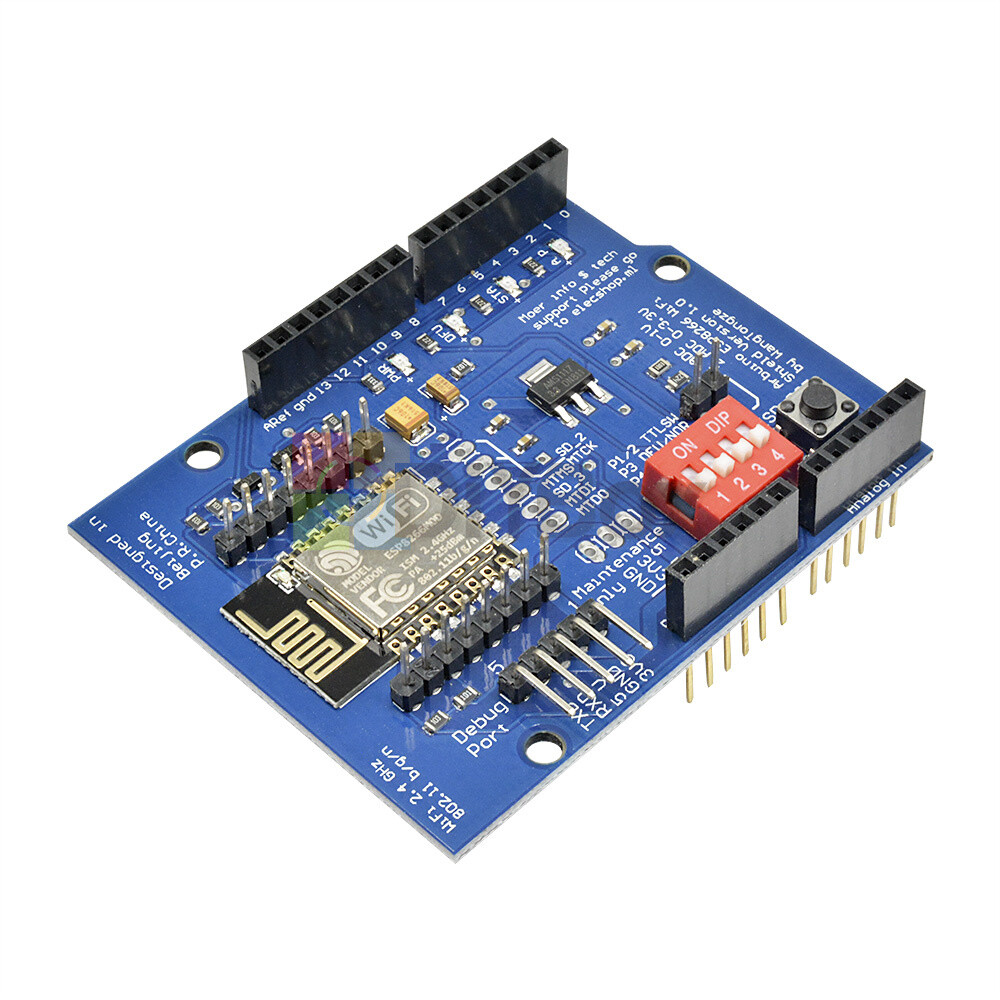 ESP-12E ESP8266 UART WIFI Wireless Shield for Arduino UNO R3 Mega
