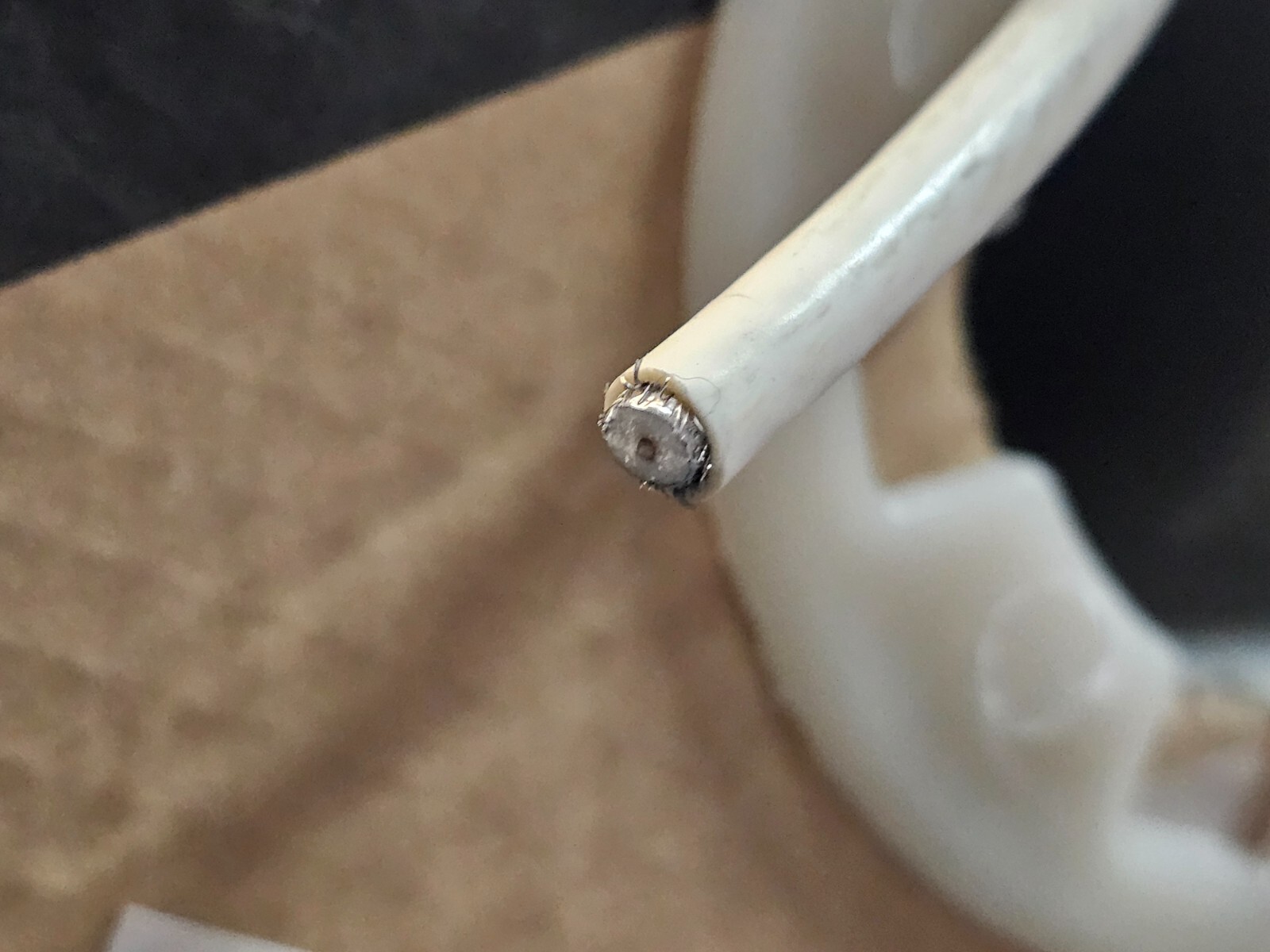 Carol C5775.31.02 1000 ft 1C/18 Rg6/U CM Cable Copper Clad Steel Conductor White