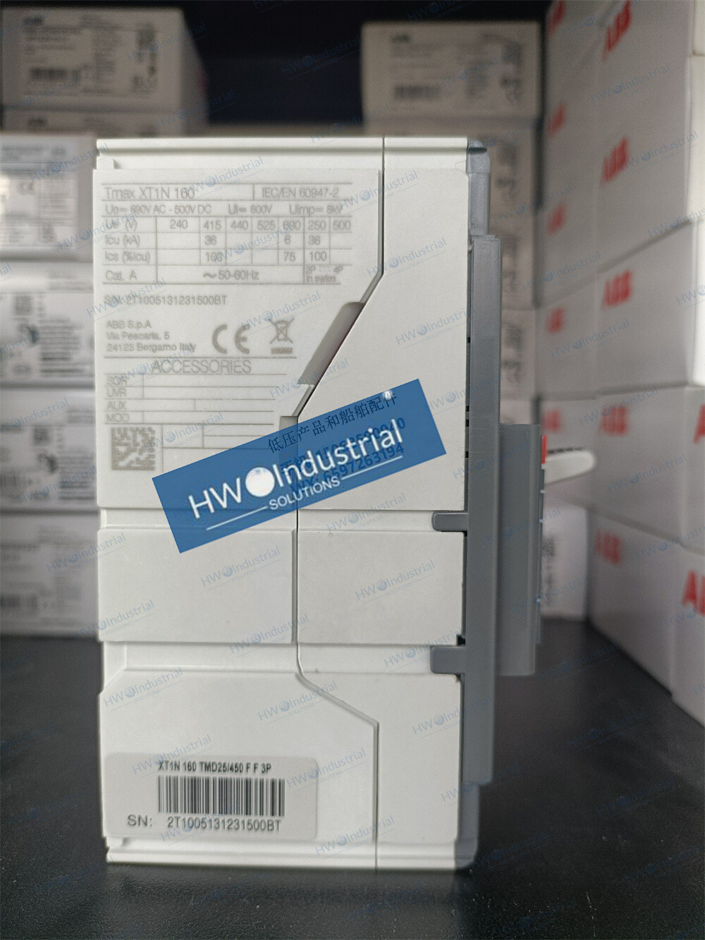 1/Piece XT1N 160 TMD25/450 FF 3P 25A NEW ABB Molded Case Circuit Breaker