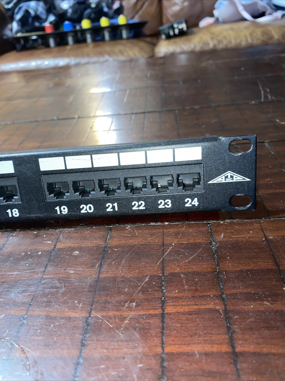 ATP 24-Port Cat5e Cat5 Network Patch Panel Used