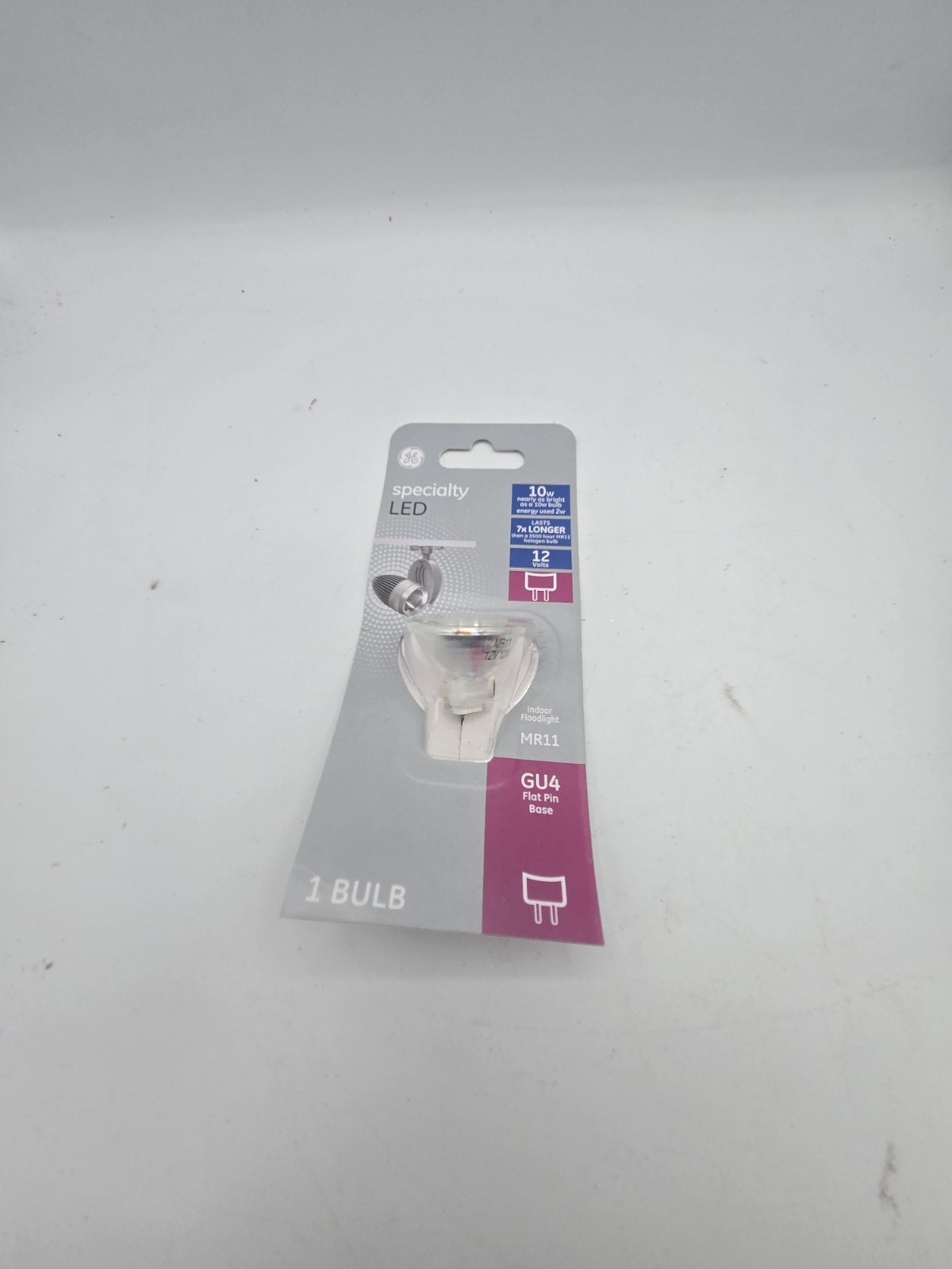 LED Speciality Flood Light Bulb, 93129013 GU4 Flat Pin Base MR11 – 10W