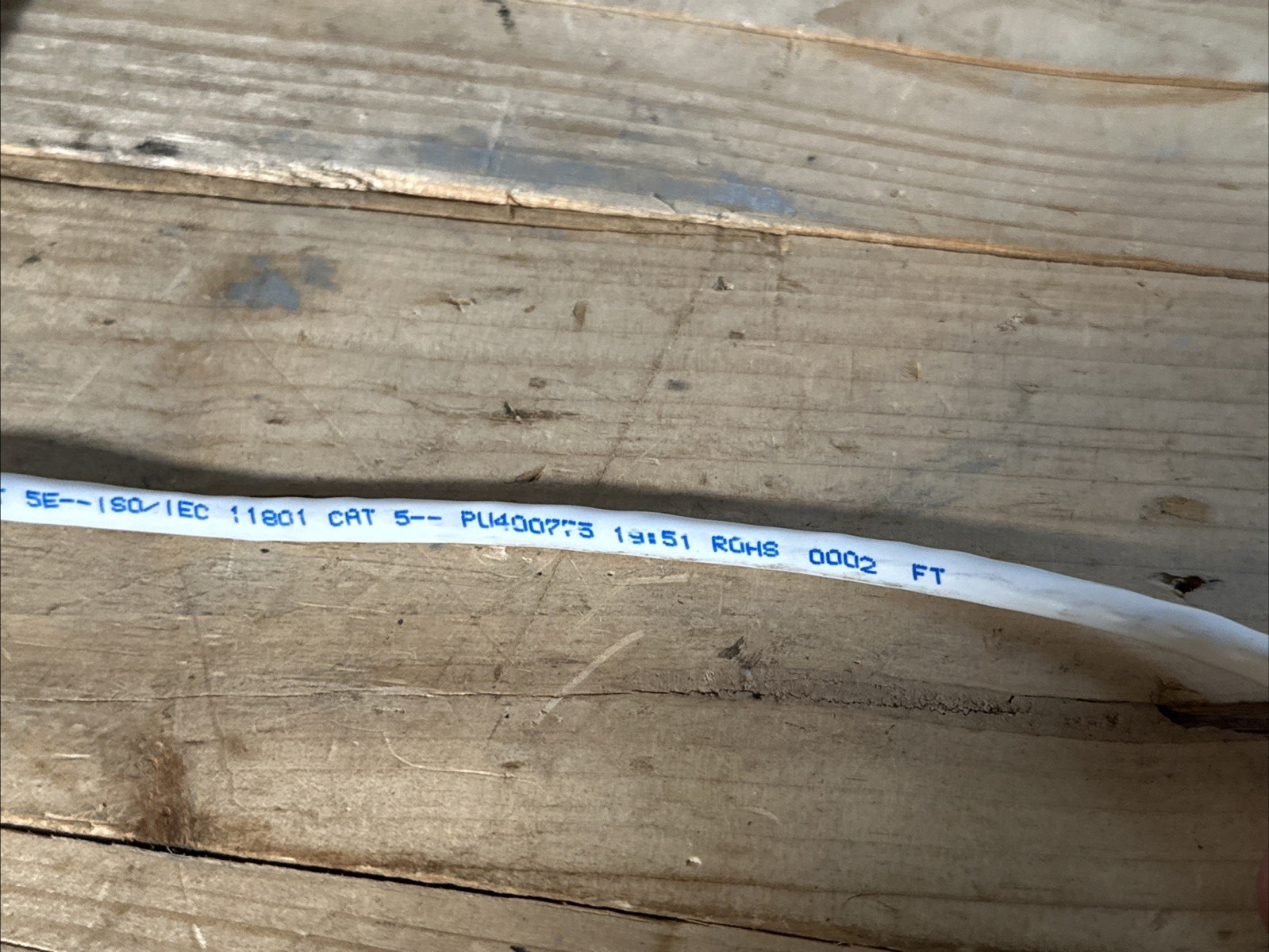 Belden 1583A-009U1000 Communication Cat5E Cable 1000ft White Open Box