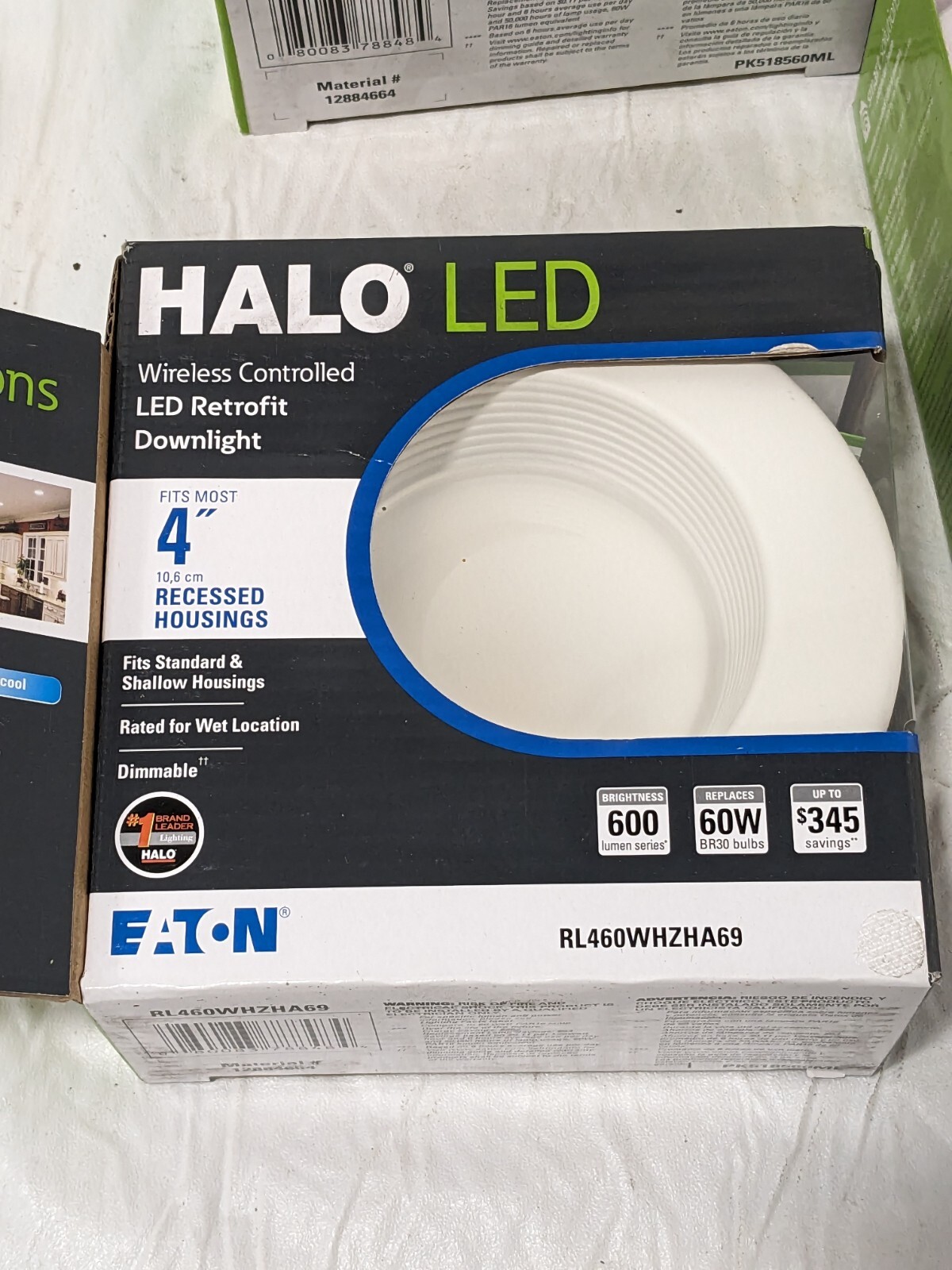Halo 4″ Wireless Smart Integrated LED Recessed Ceiling Light Qty 4 RL460WHZHA69