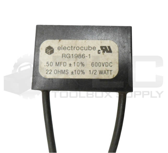 LOT OF 2 NEW ELECTROCUBE RG1986-1 RESISTOR CAPACITOR 22 OHMS 600VDC