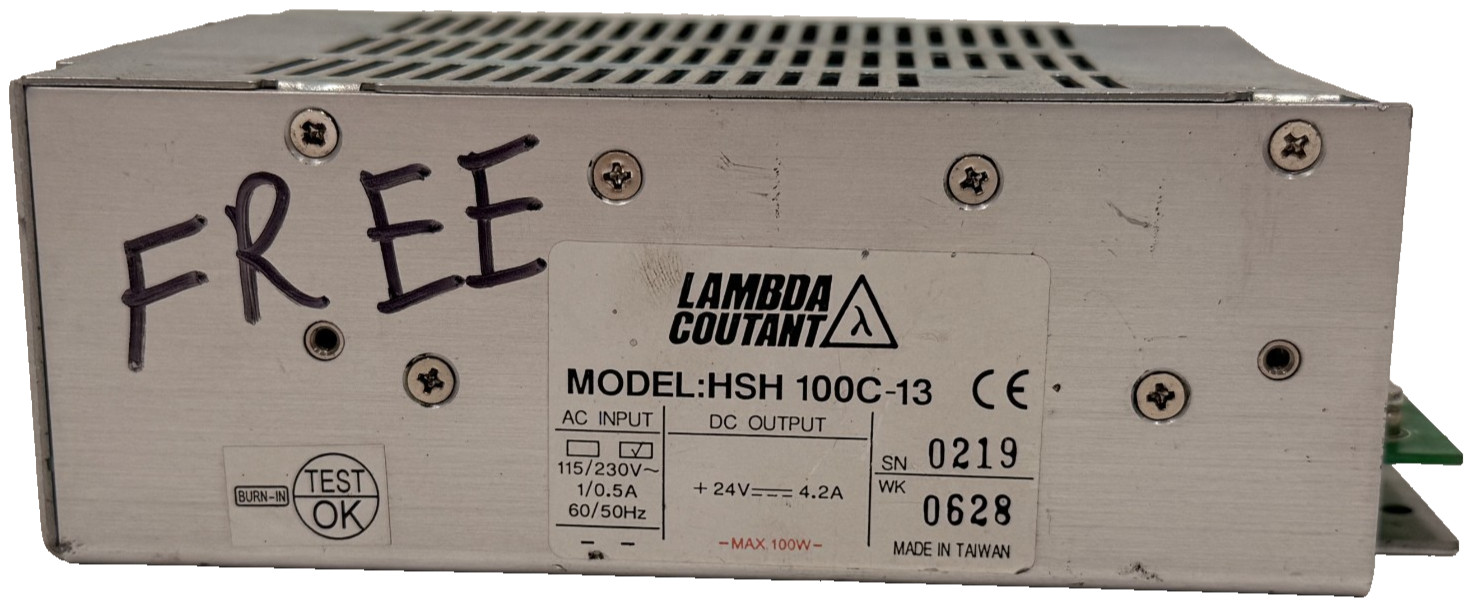 NEW LAMBDA COUTANT HSH100C-13 POWER SUPPLY 115/230V 1/0.5A 60/50Hz HSH100C13