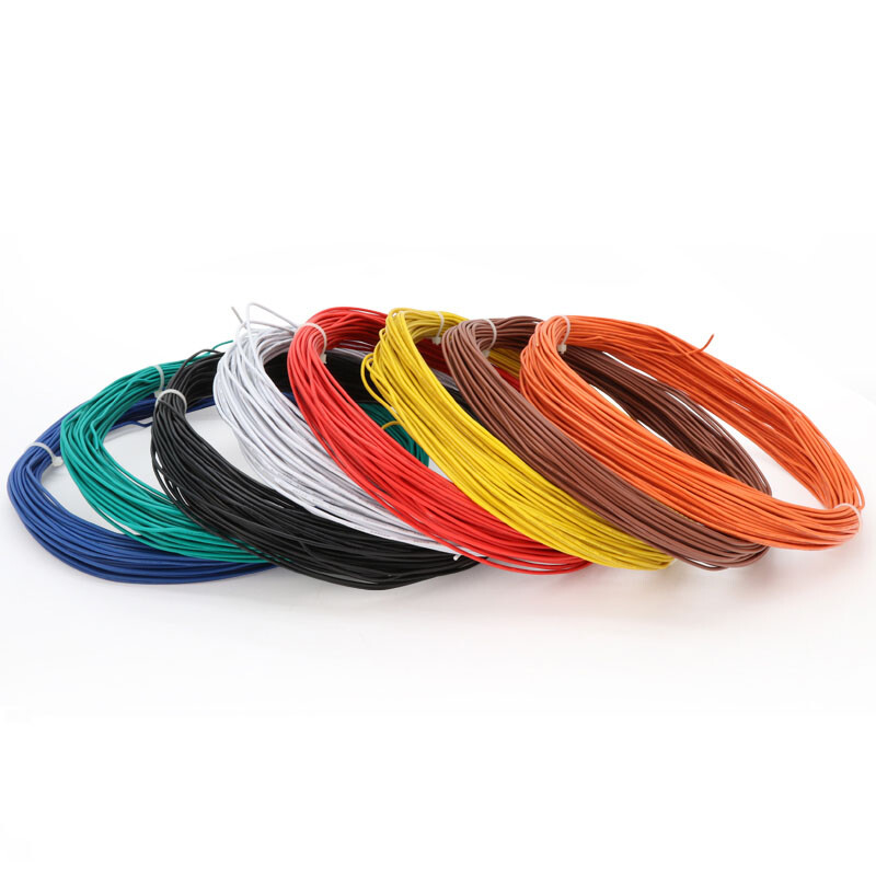 1007 Single Strand Single Core Electronic Wire 18/20/22/24/26/30AWG Multicolour