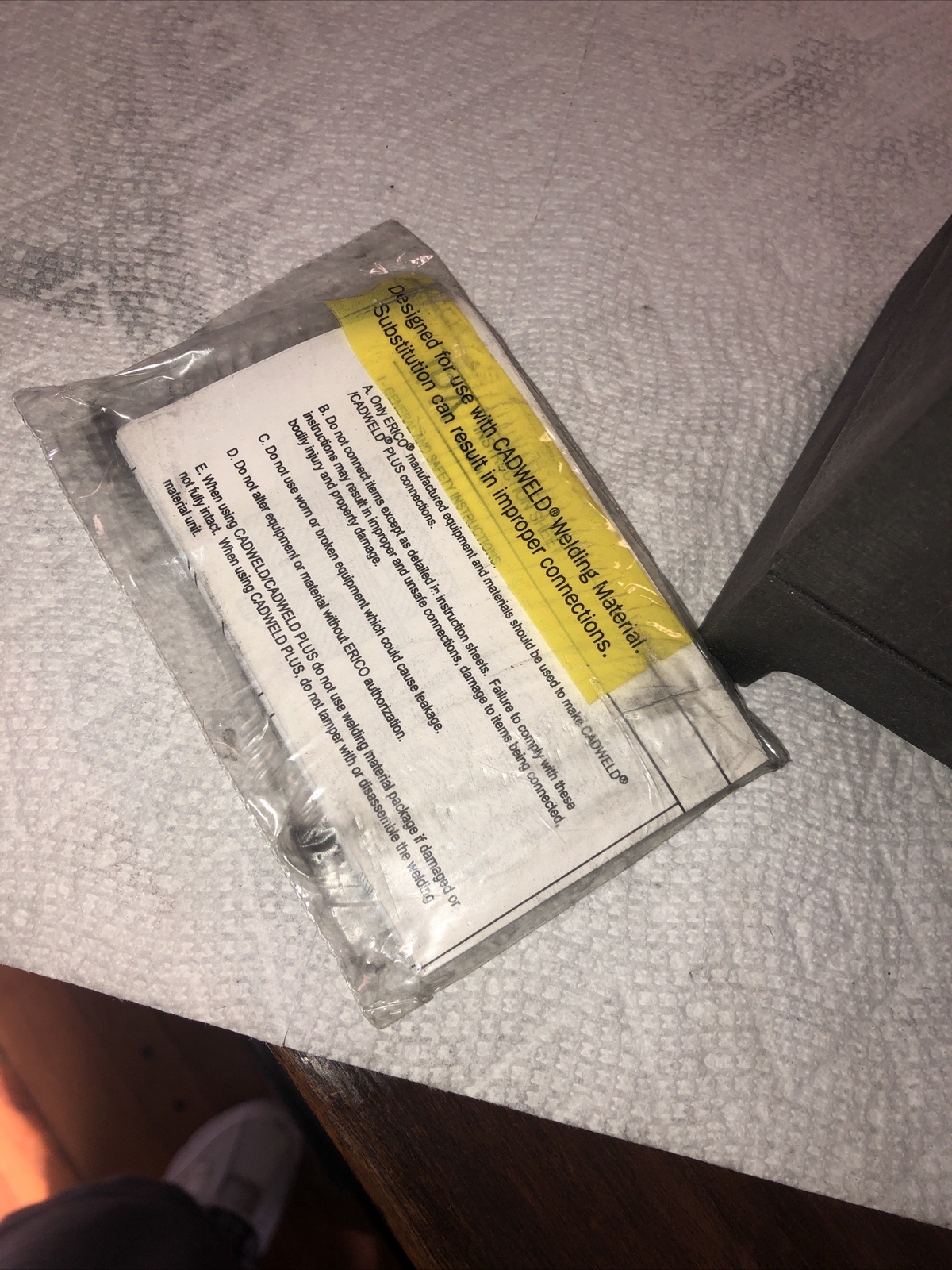 Erico Cadweld TAD4L4L 750 KCM Concentric Run and Tap MOLD Never used.