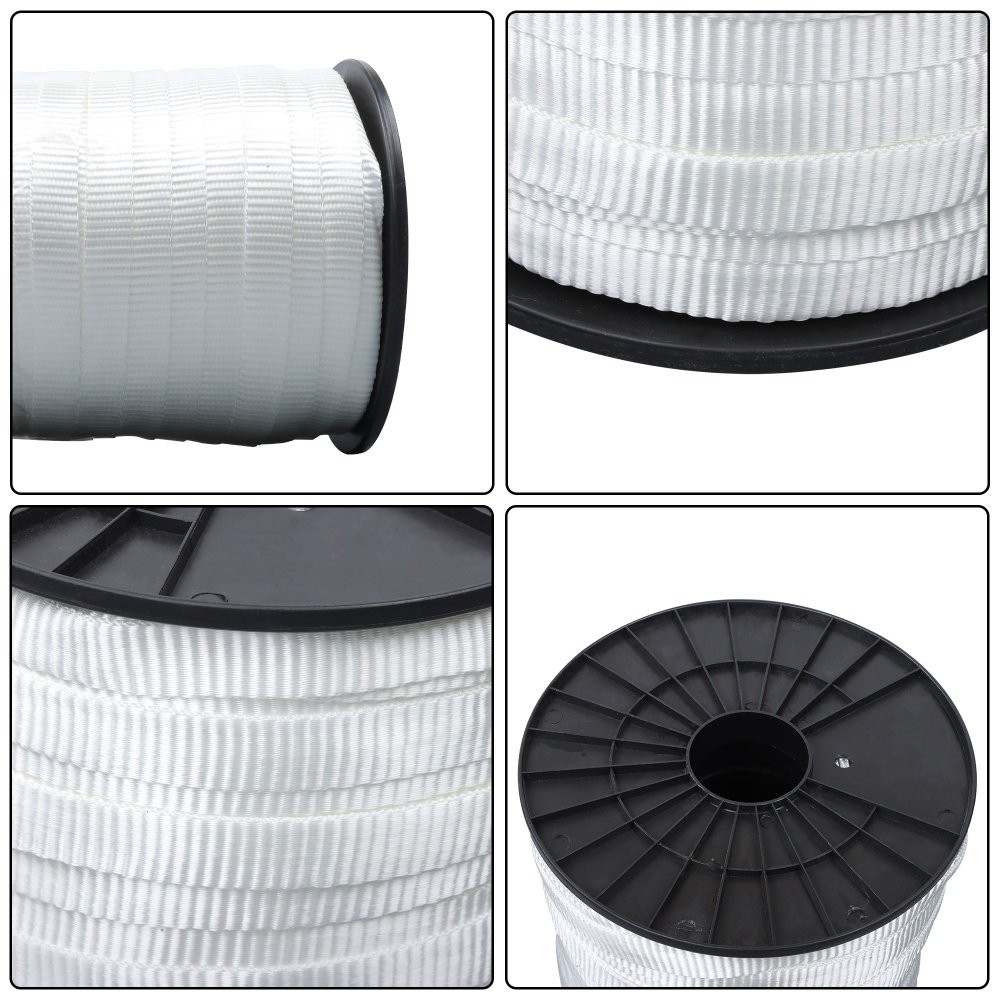 Polyester Pull Tape 3/4″ x 528′ Mule Tape Flat Rope 2500 lbf Tensile Capacity