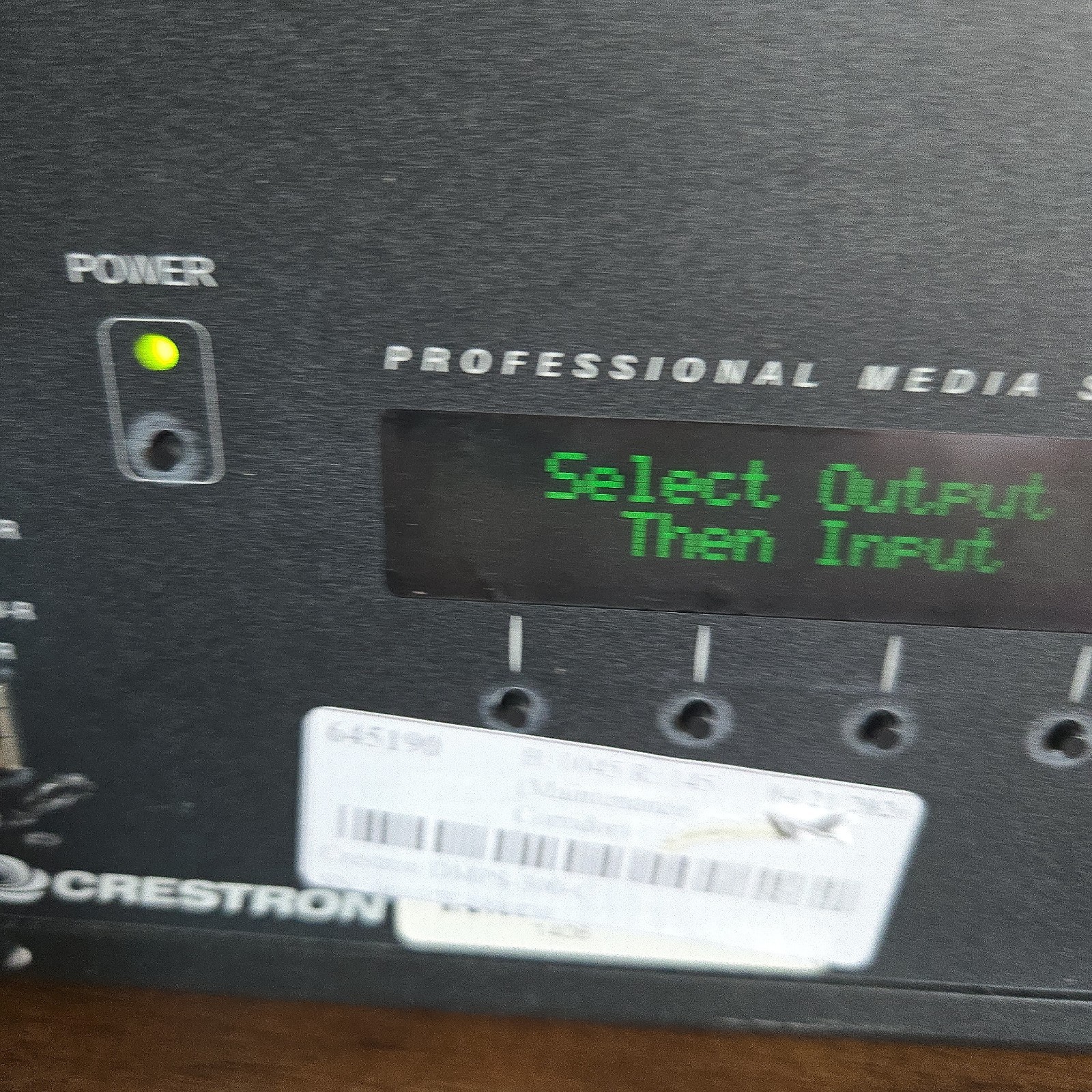 Crestron DMPS-300-C DigitalMedia Presentation System 300 USED