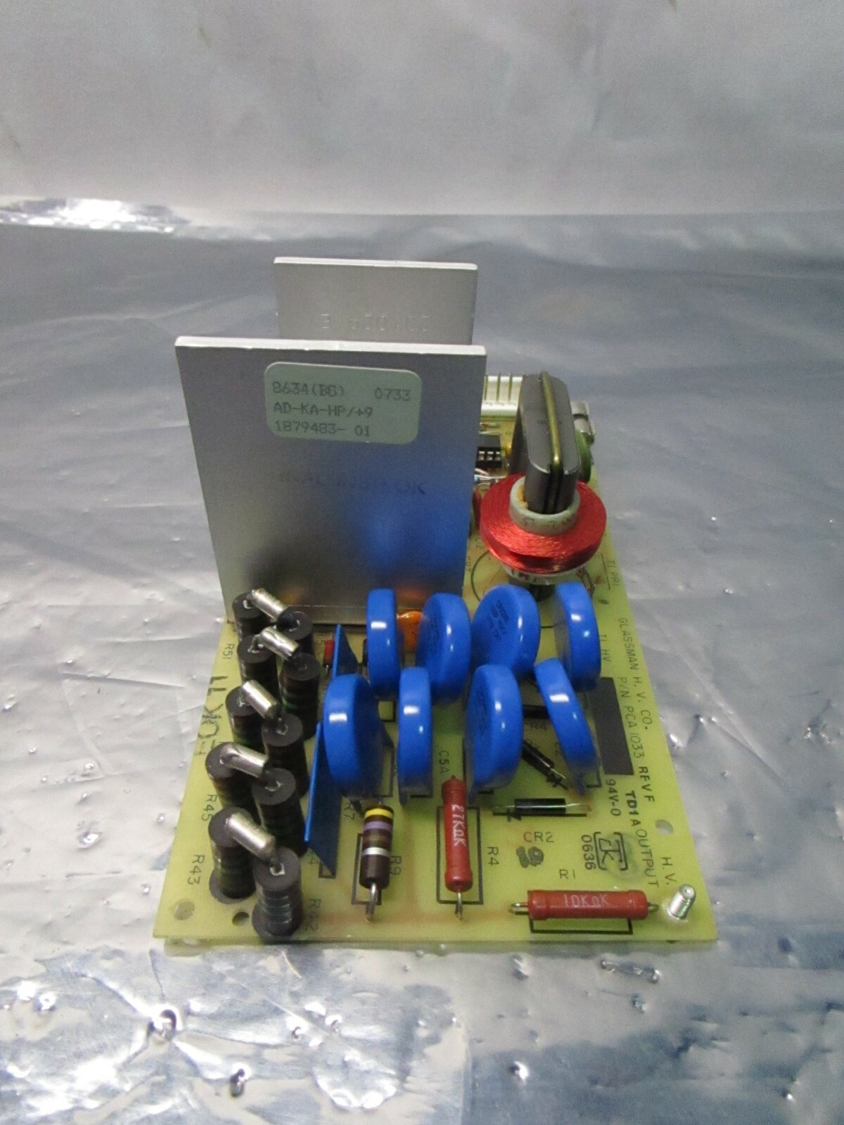 Glassman PCA1033 High Voltage Board, POWER SUPPLY, PCA 1022, REV F, 103443