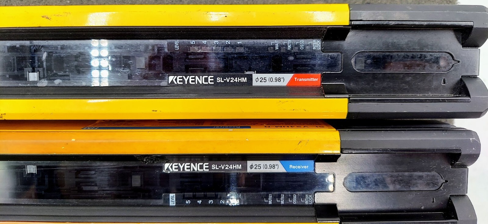 Keyence SL-V24HM-R and SL-V24HM-T Light Curtain Receiver**