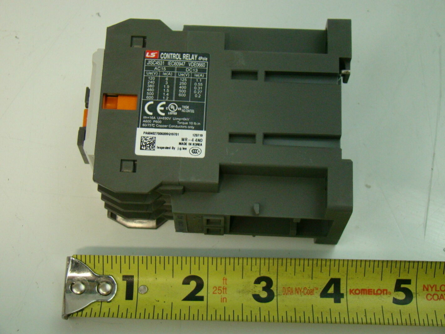 LS Industrial Systems 48vdc Contactor MR-4