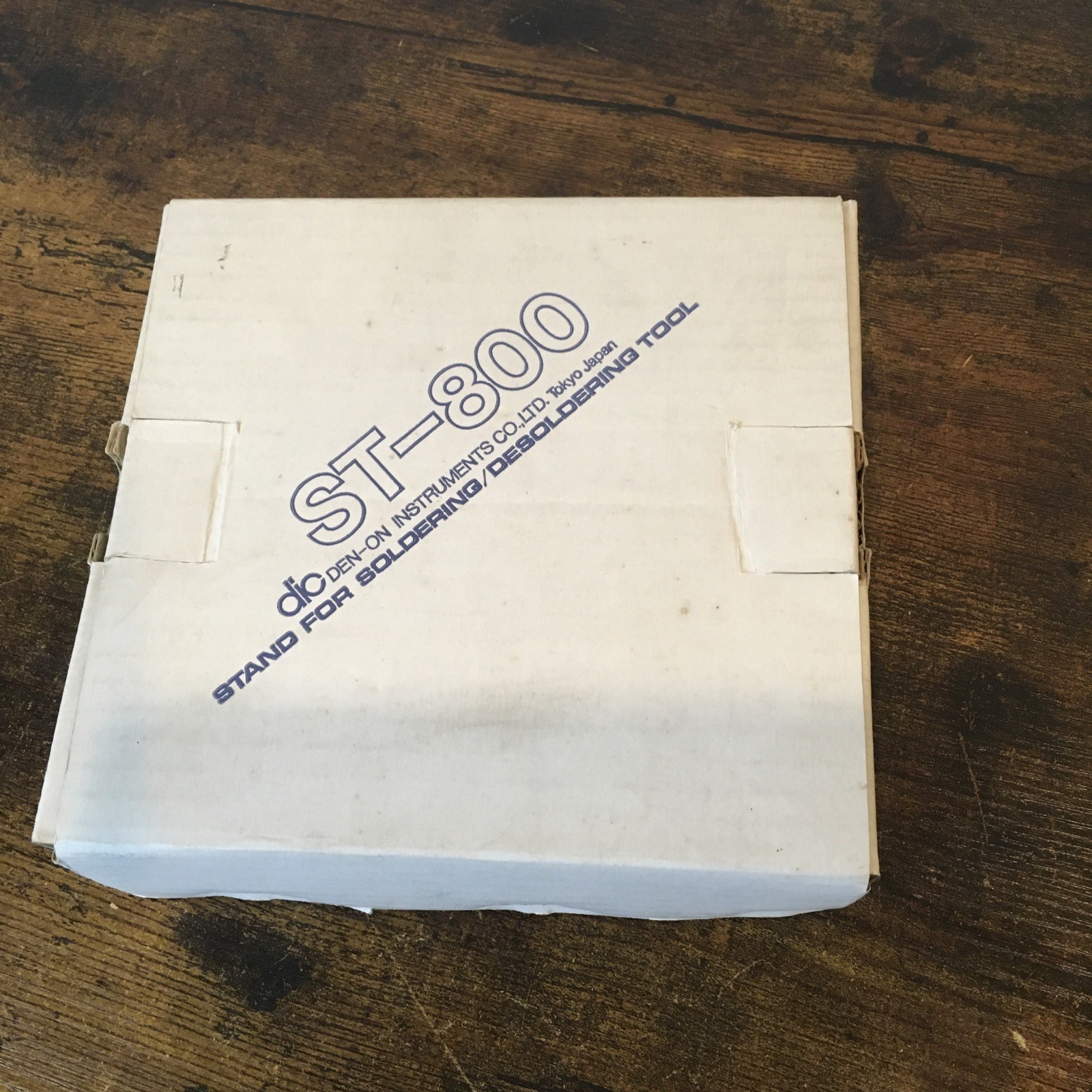 Den‑On Instruments ST‑800 Soldering Stand NEW IN BOX Japan Precision Holder