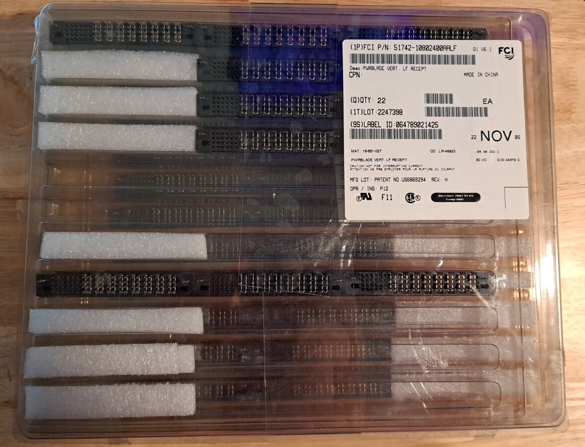 FCI Amphenol 51742-10802400AALF PWRBLADE Power to the Board